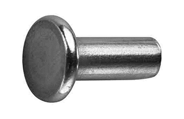 鉄 薄平リベット (軸径x首下長)